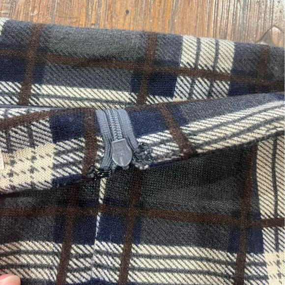 41 Hawthorn Mini Skirt Womens Size Medium Plaid Gray Brown Academia Schoolgirl - Picture 7 of 9